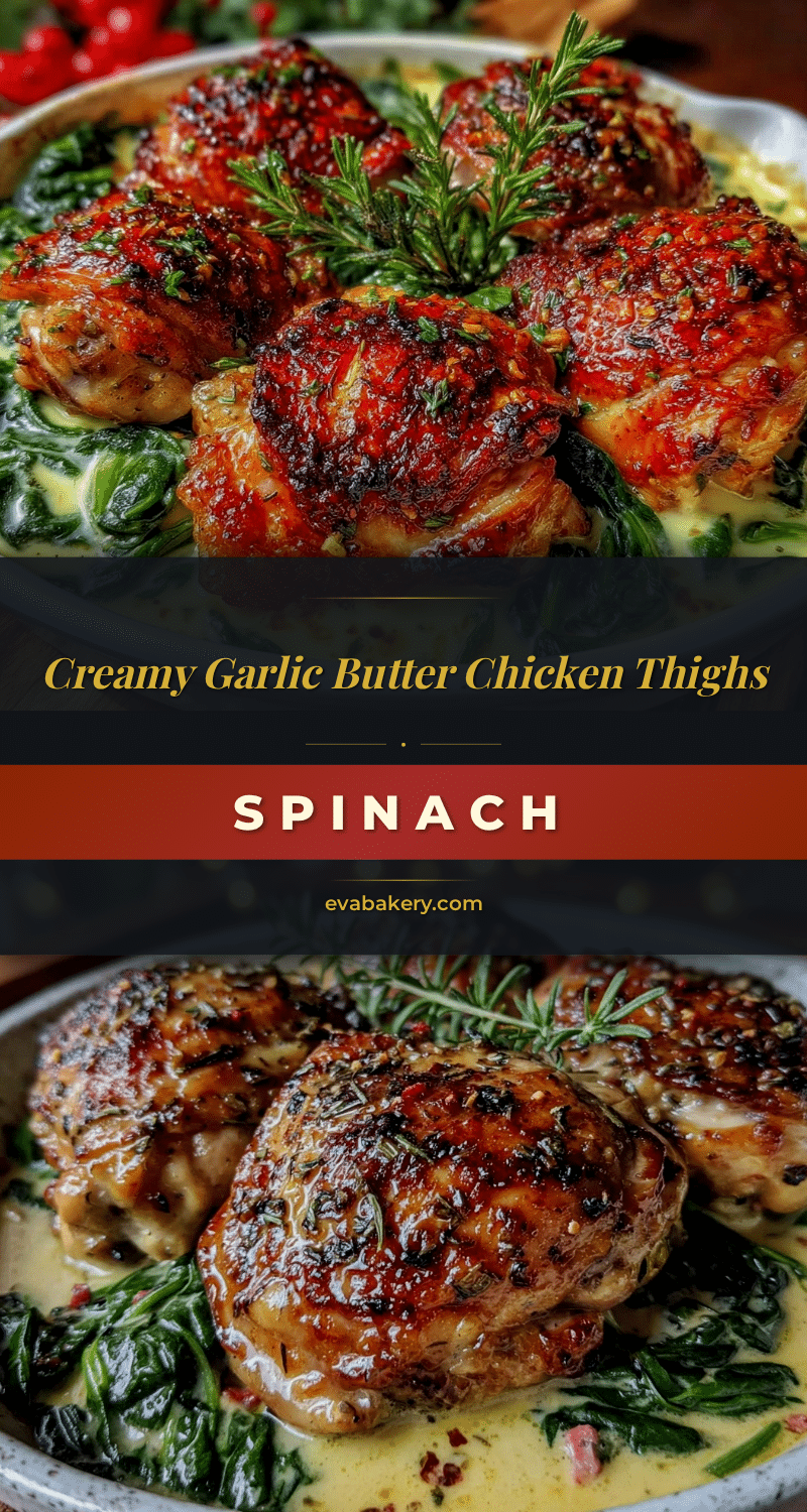 creamy one-skillet garlic butter chicken thighs recipe