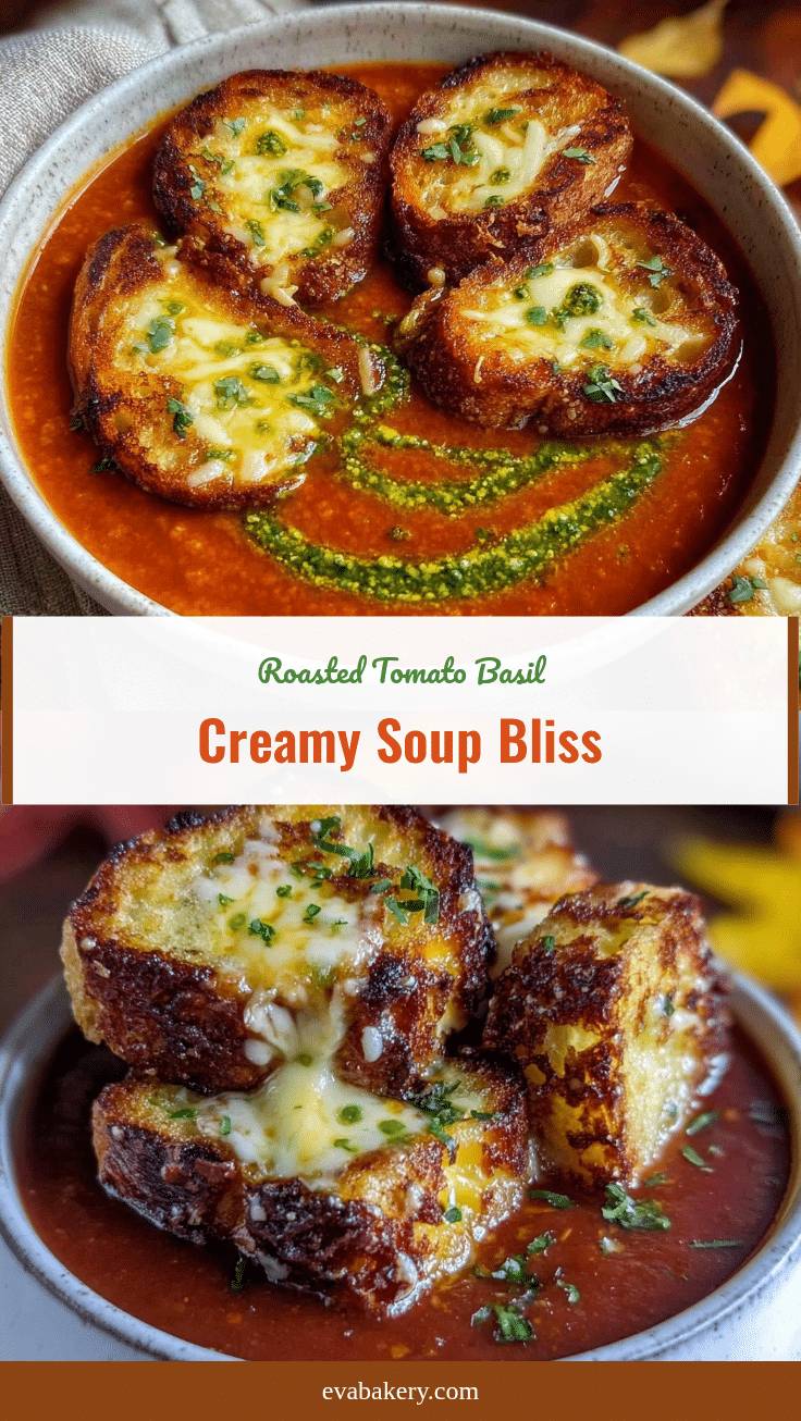 creamy roasted tomato basil soup recipe