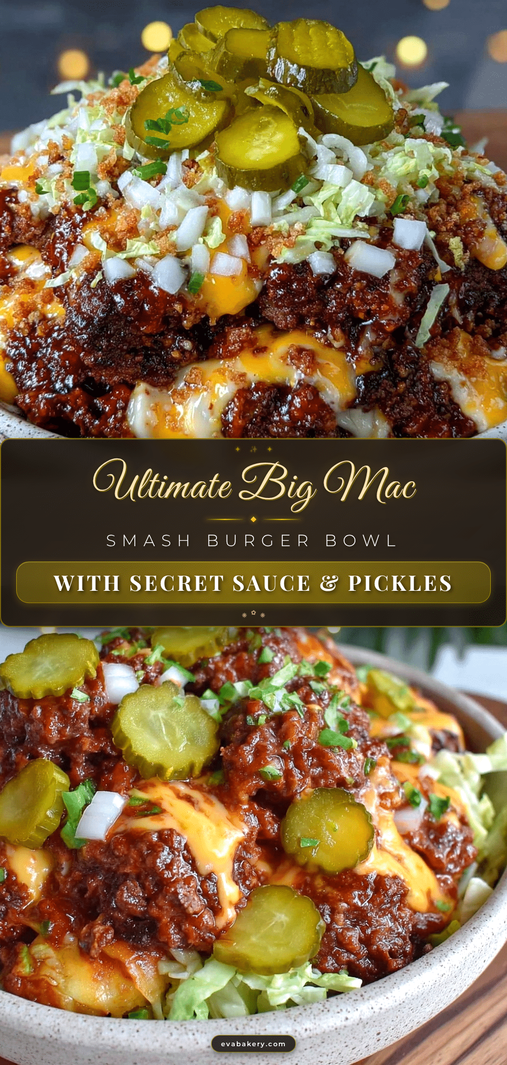 crispy big mac smash burger bowl recipe