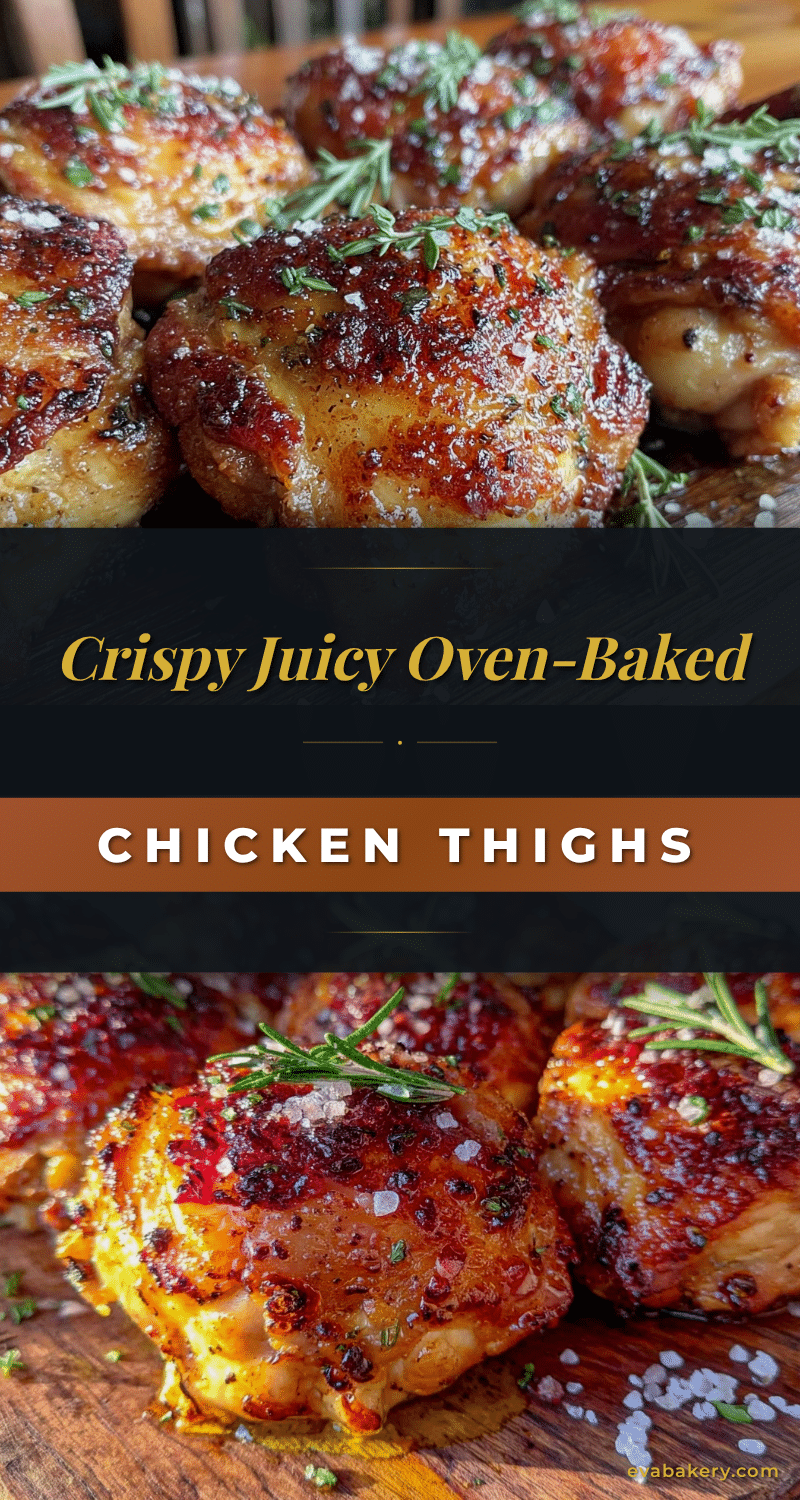 crispy oven-baked boneless skinless chicken thighs recipe