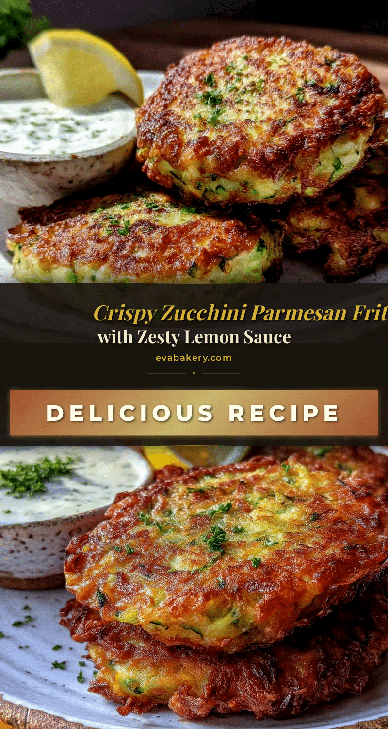 crispy zucchini parmesan fritters recipe