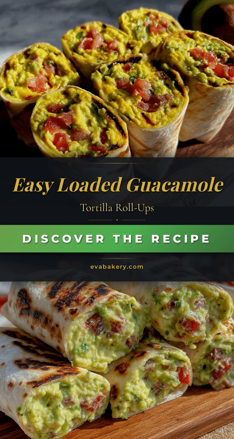 Easy Loaded Guacamole Tortilla Roll-Ups recipe