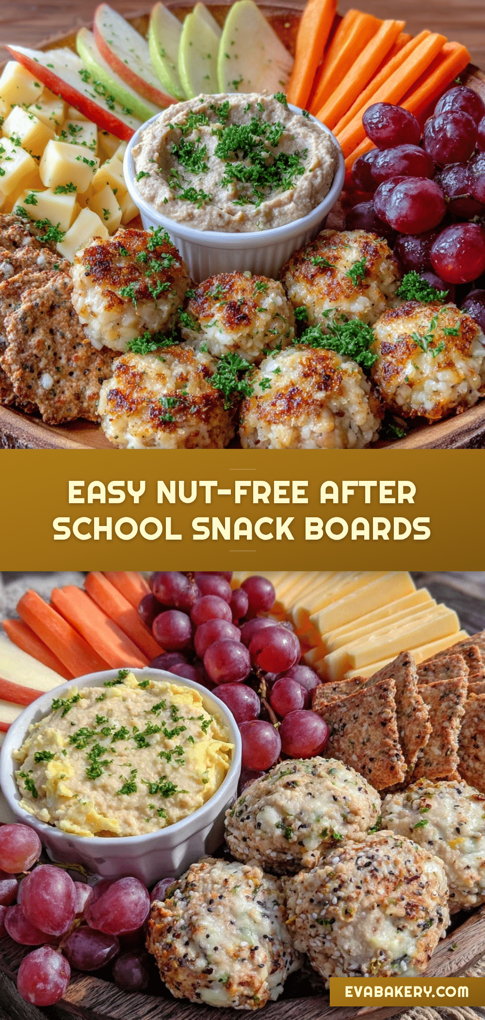 easy nut-free after school snack board recipe