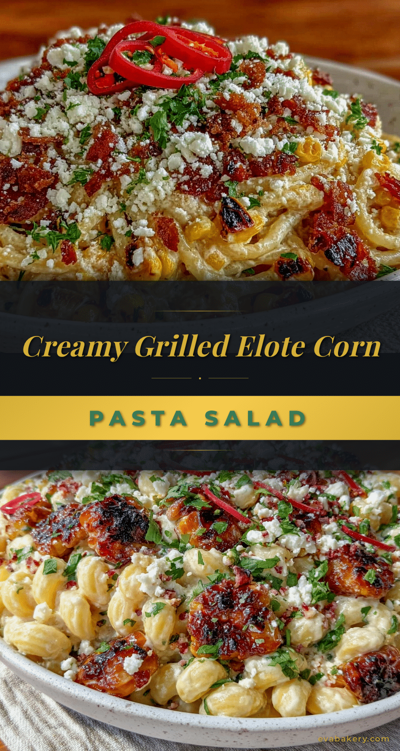 grilled elote corn pasta salad recipe