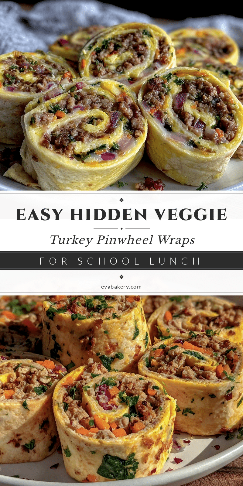 hidden veggie turkey pinwheel wraps recipe