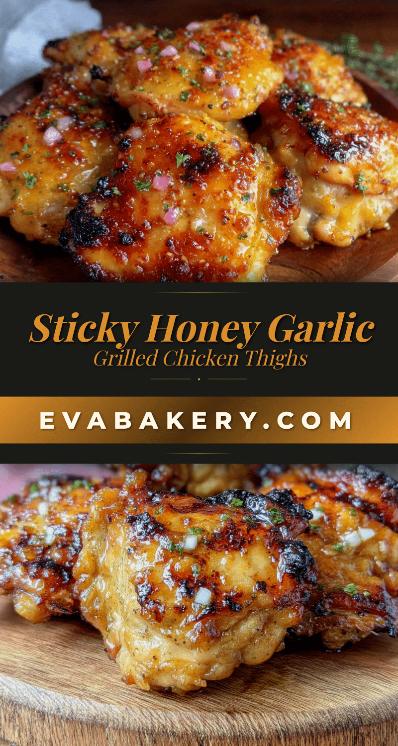 honey garlic grilled chicken thighs recipe