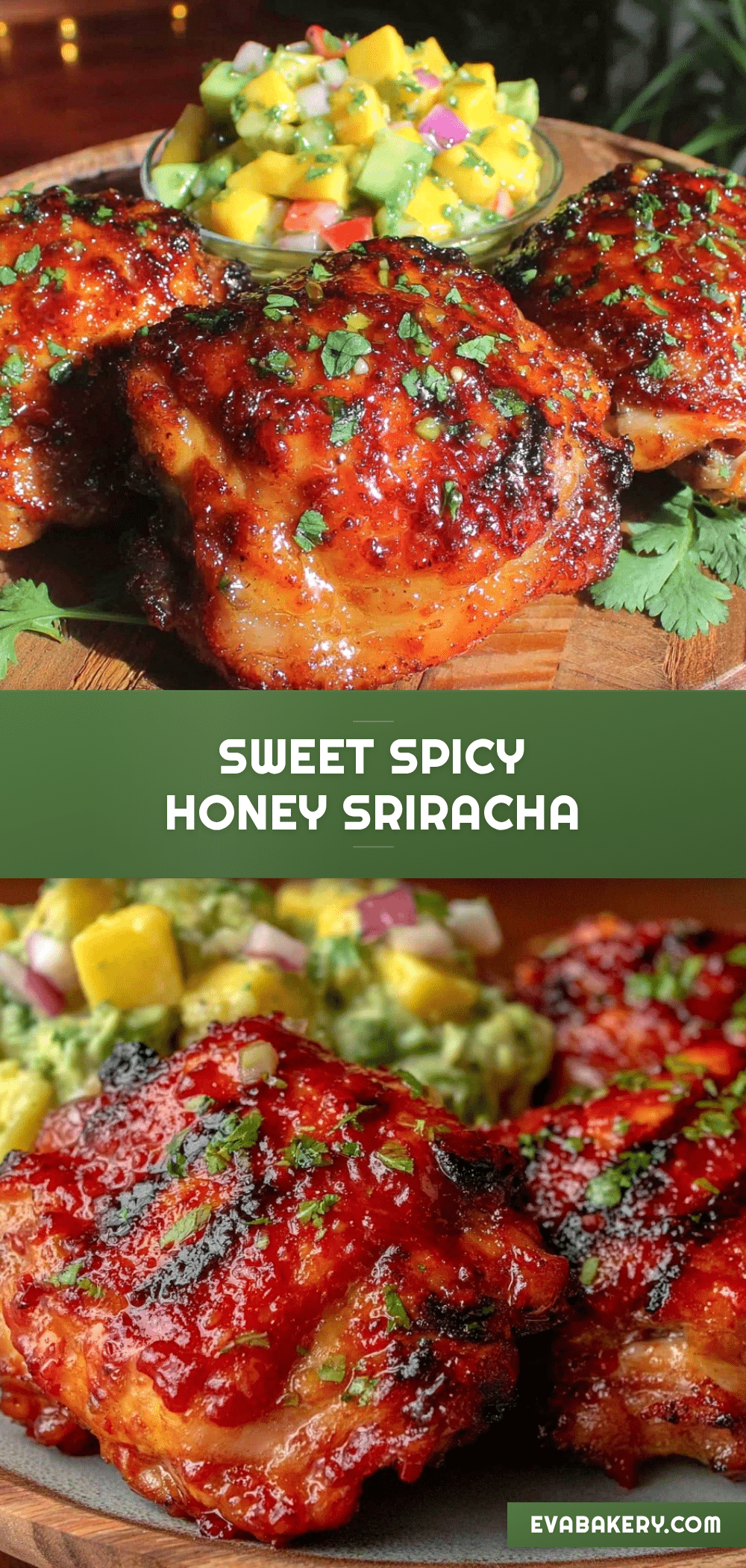 honey sriracha grilled chicken thighs recipe