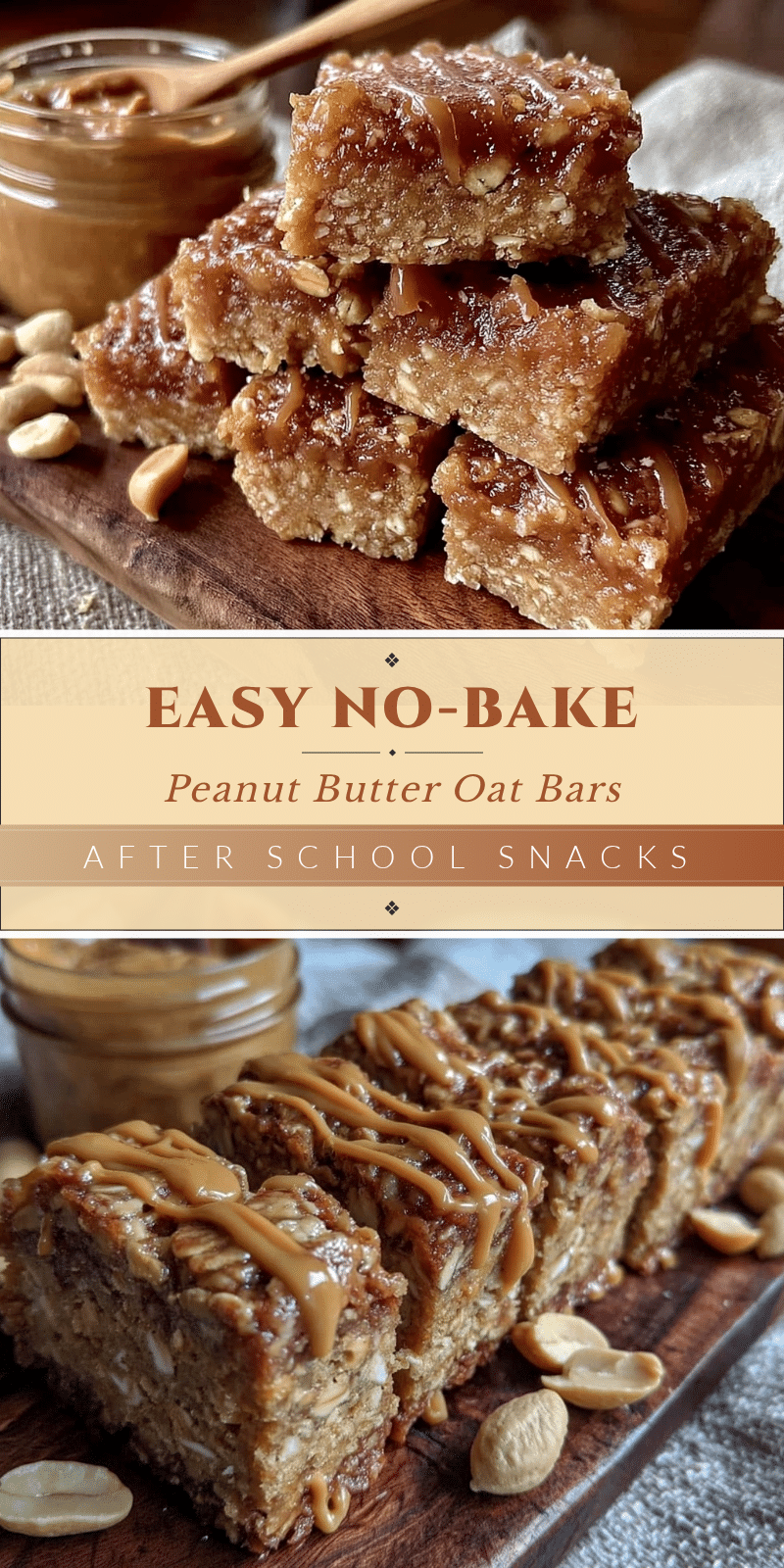 peanut butter oat bars recipe