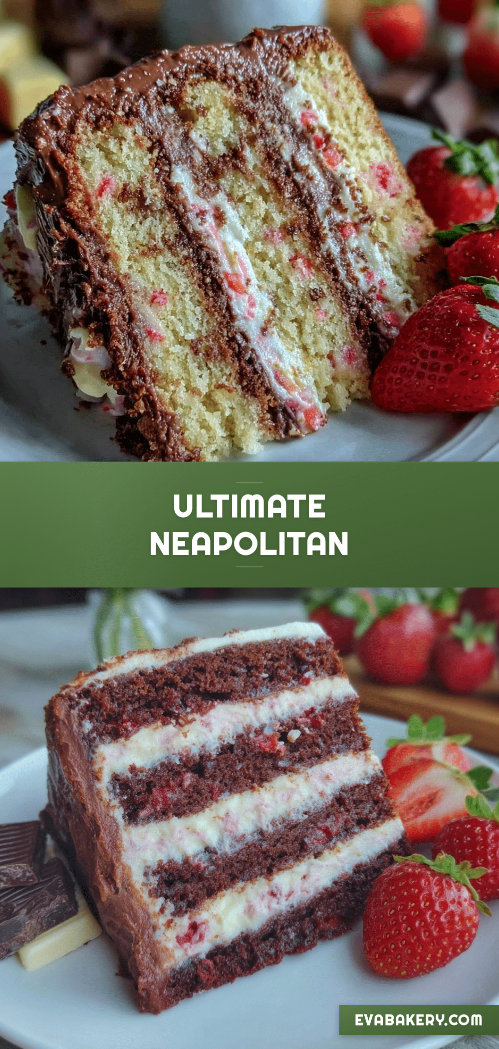 Perfect Neapolitan Layer Cake recipe