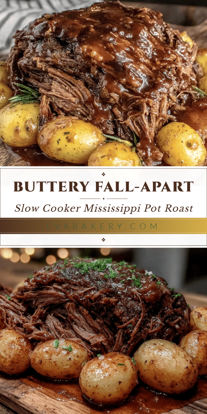 Slow Cooker Mississippi Pot Roast recipe