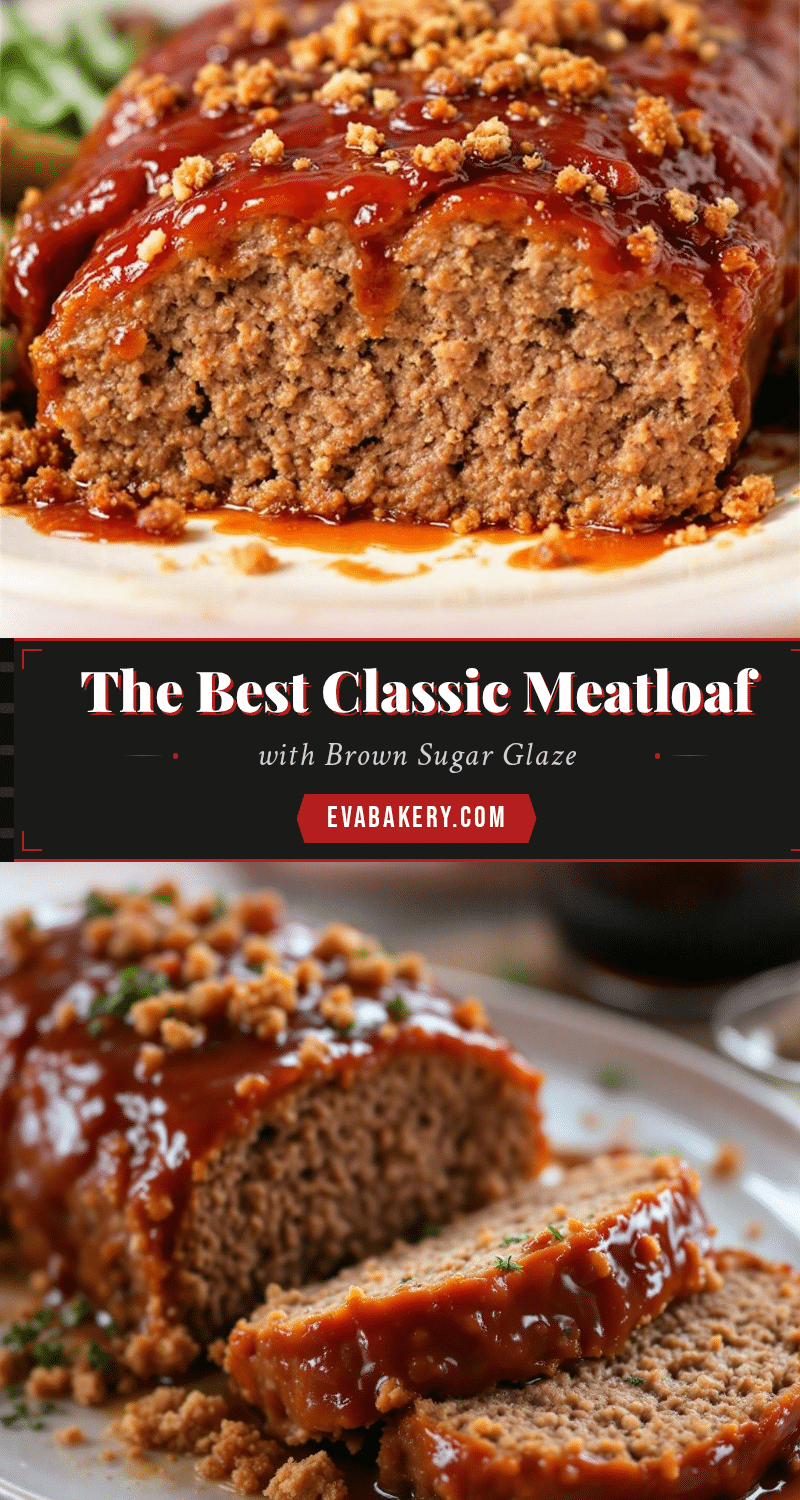best classic meatloaf with brown sugar glaze recipe