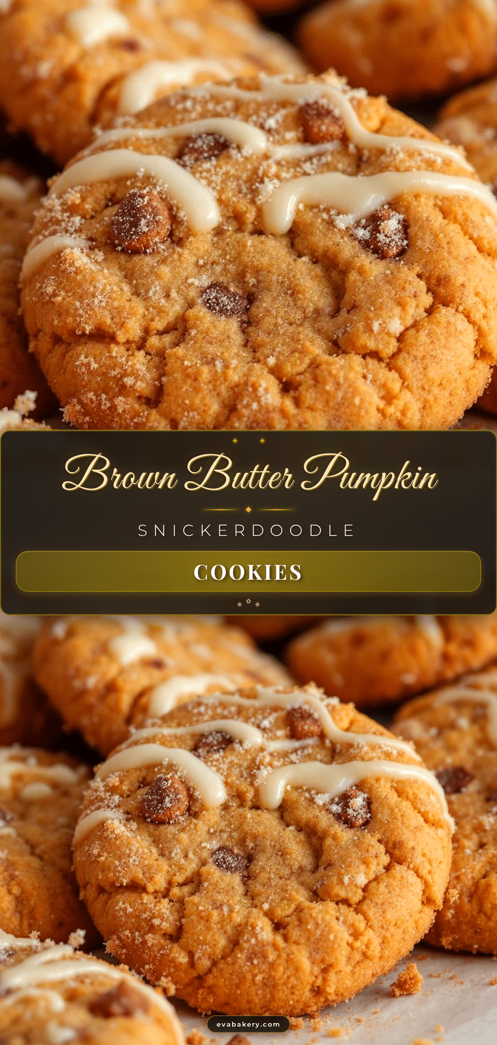 brown butter pumpkin snickerdoodle cookies recipe