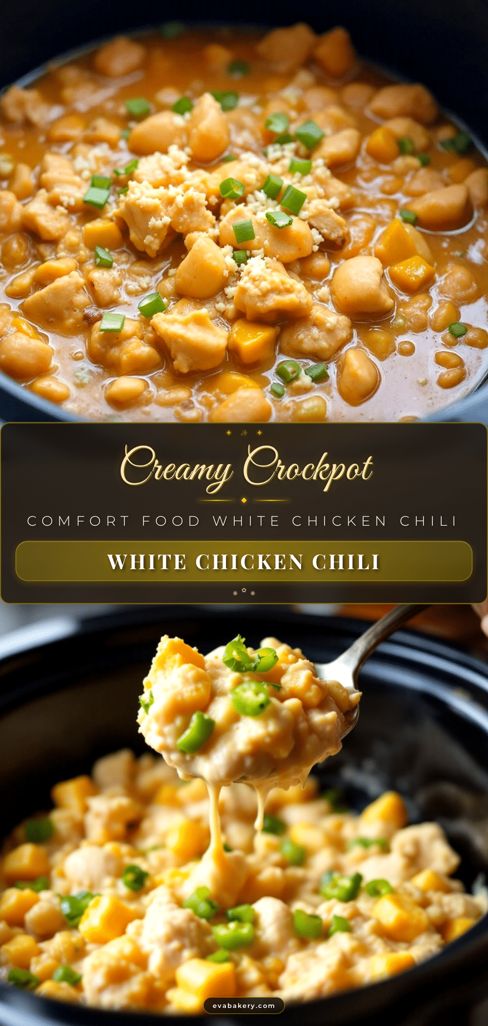 creamy crockpot white chicken chili with hatch peppers recipe