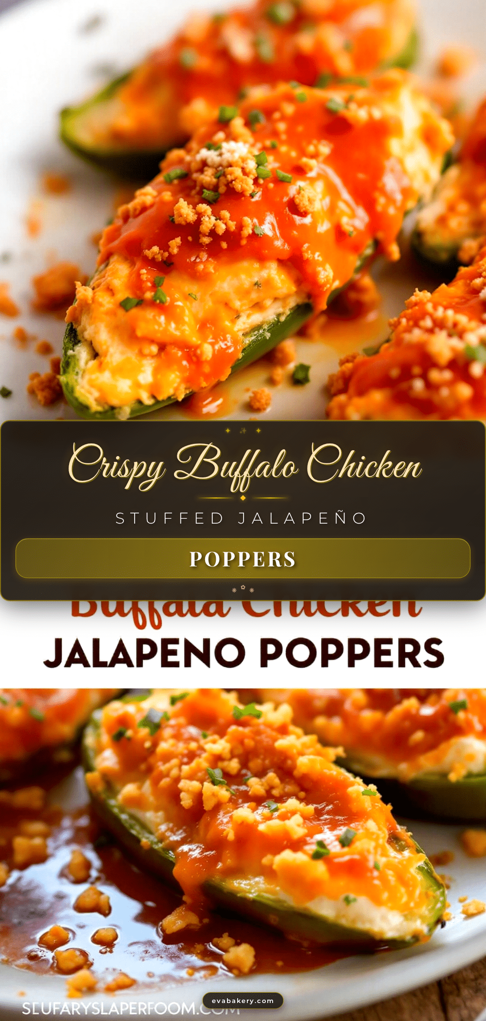 crispy buffalo chicken jalapeño poppers recipe
