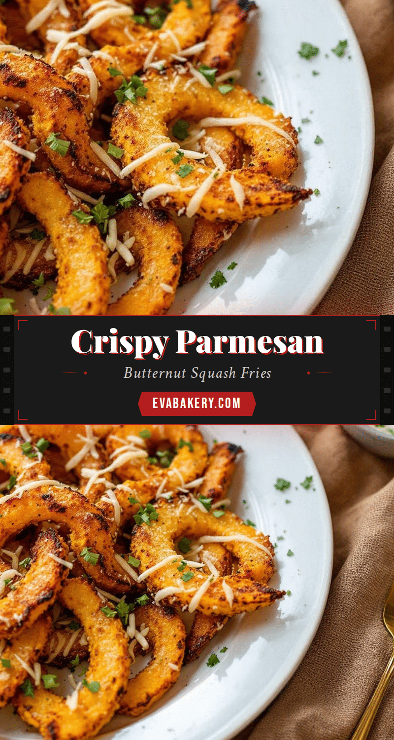 Crispy parmesan butternut squash fries recipe