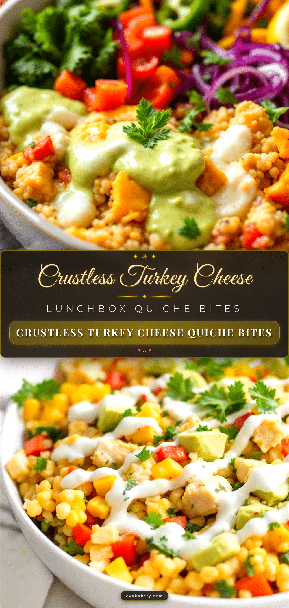 crustless turkey and cheese quiche bites recipe