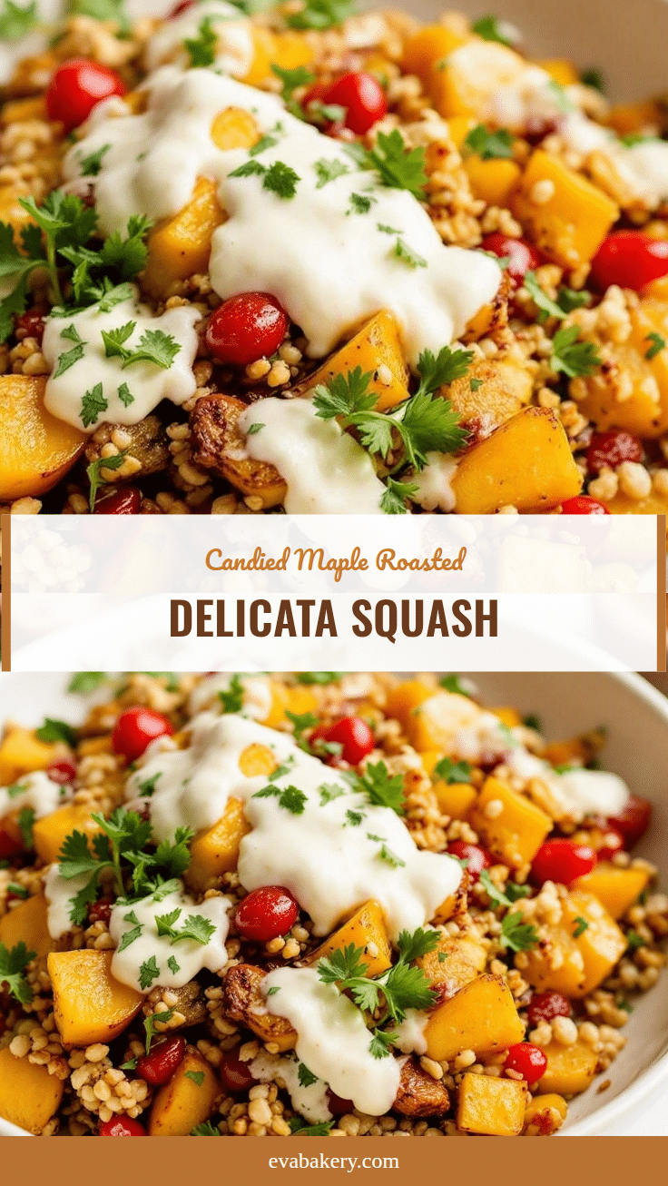 easy maple glazed roasted delicata squash recipe