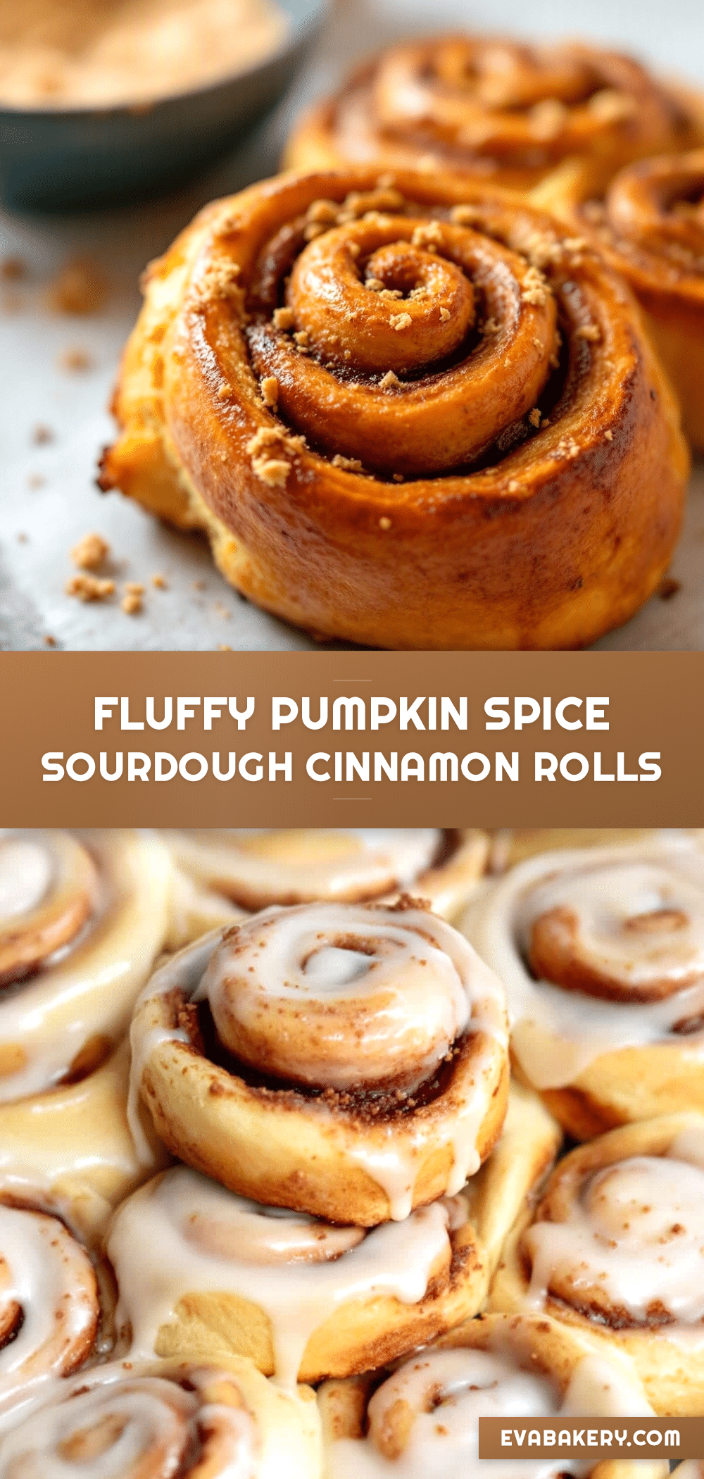 fluffy pumpkin spice sourdough cinnamon rolls recipe