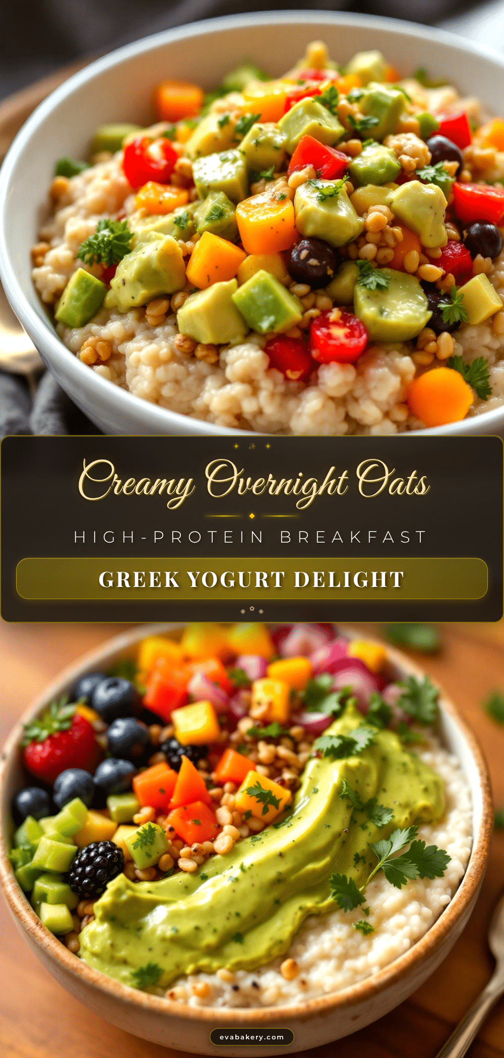 Greek yogurt overnight oats recipe