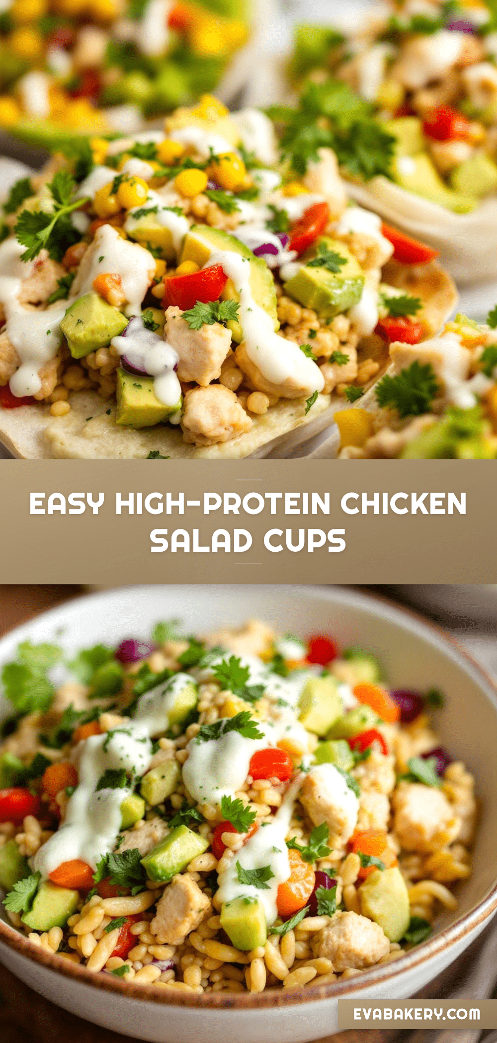 healthy no-mayo chicken salad lunchbox cups recipe