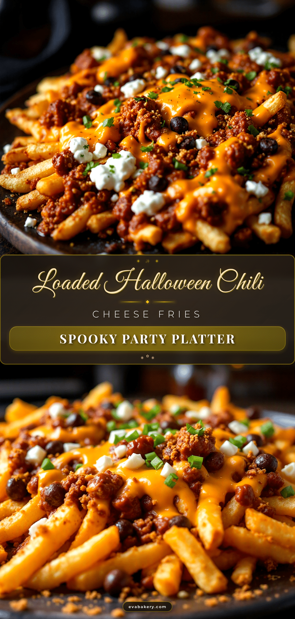 loaded chili cheese fries halloween recipe
