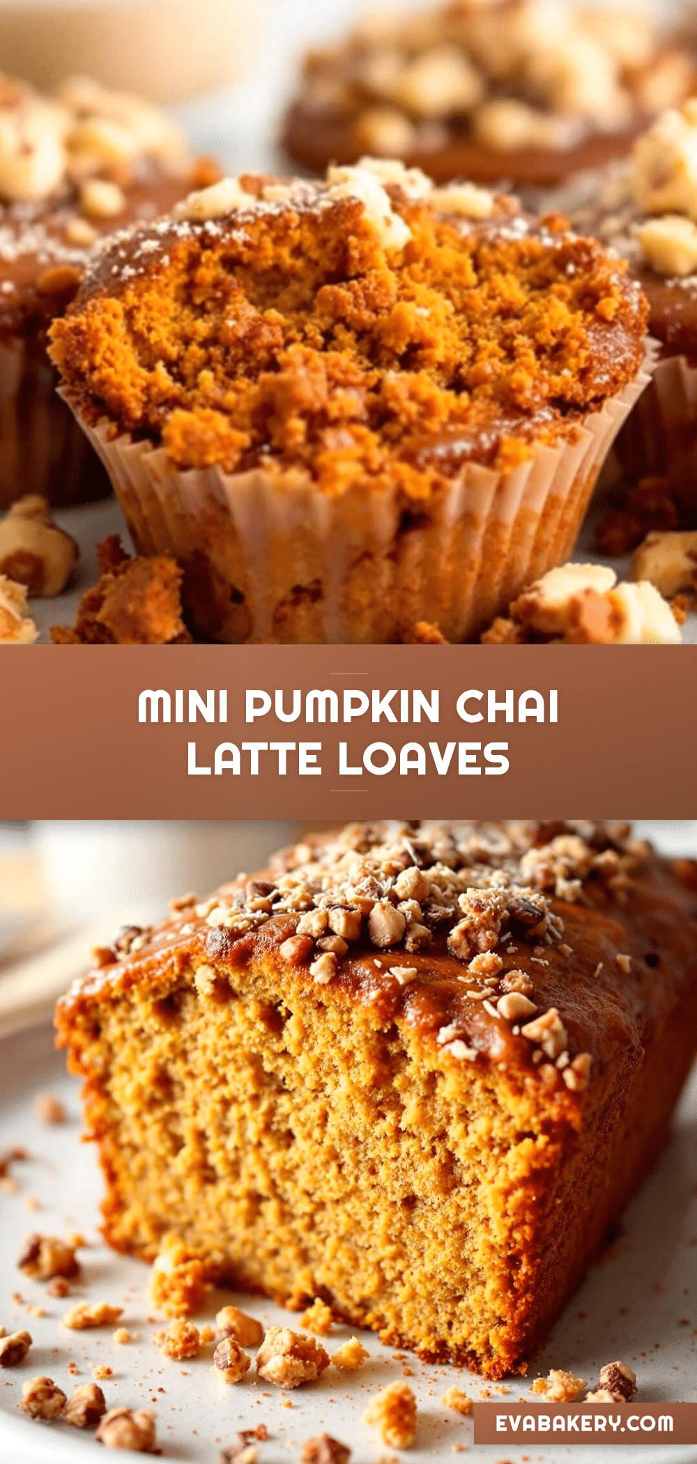 mini pumpkin chai latte loaf cakes recipe