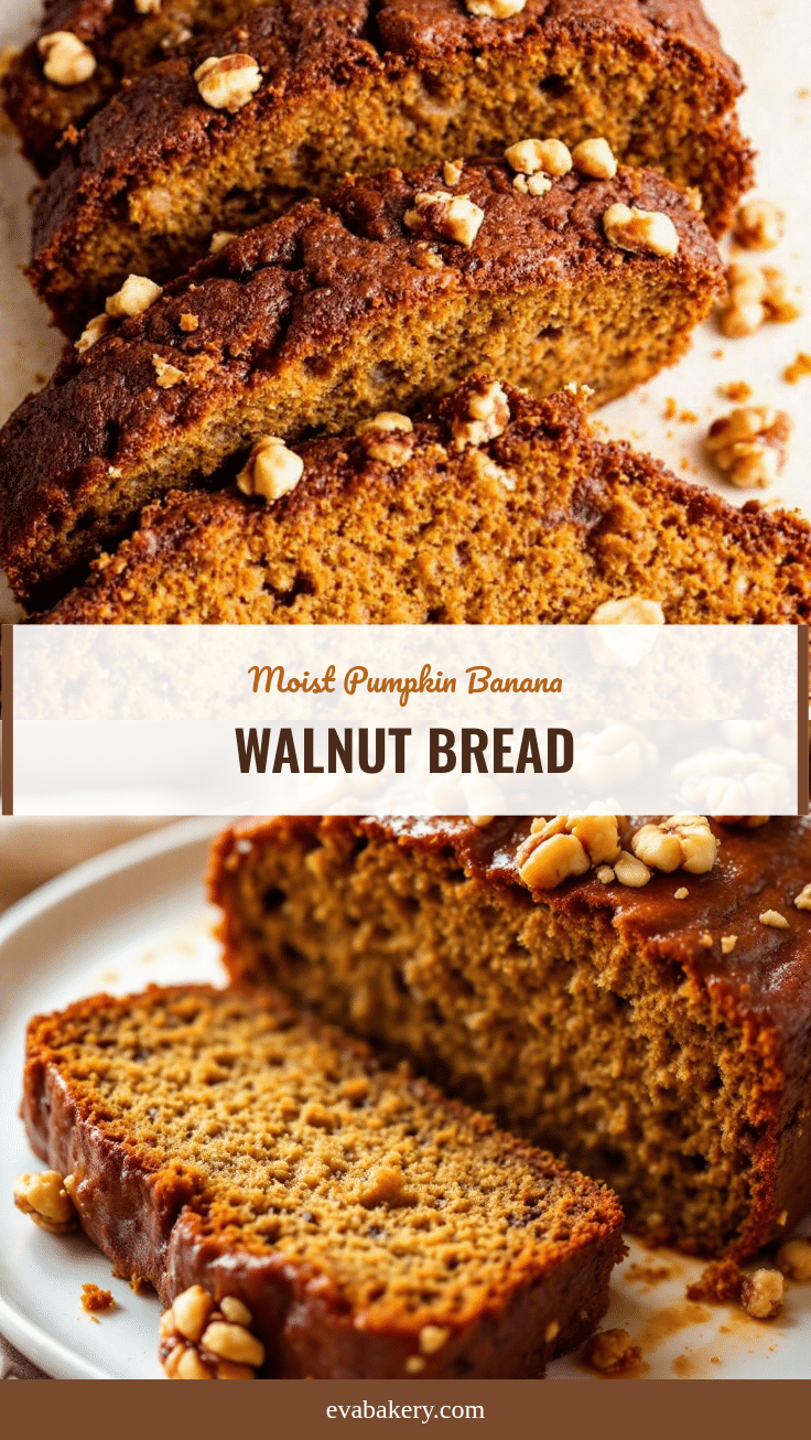 pumpkin banana bread with walnuts recipe