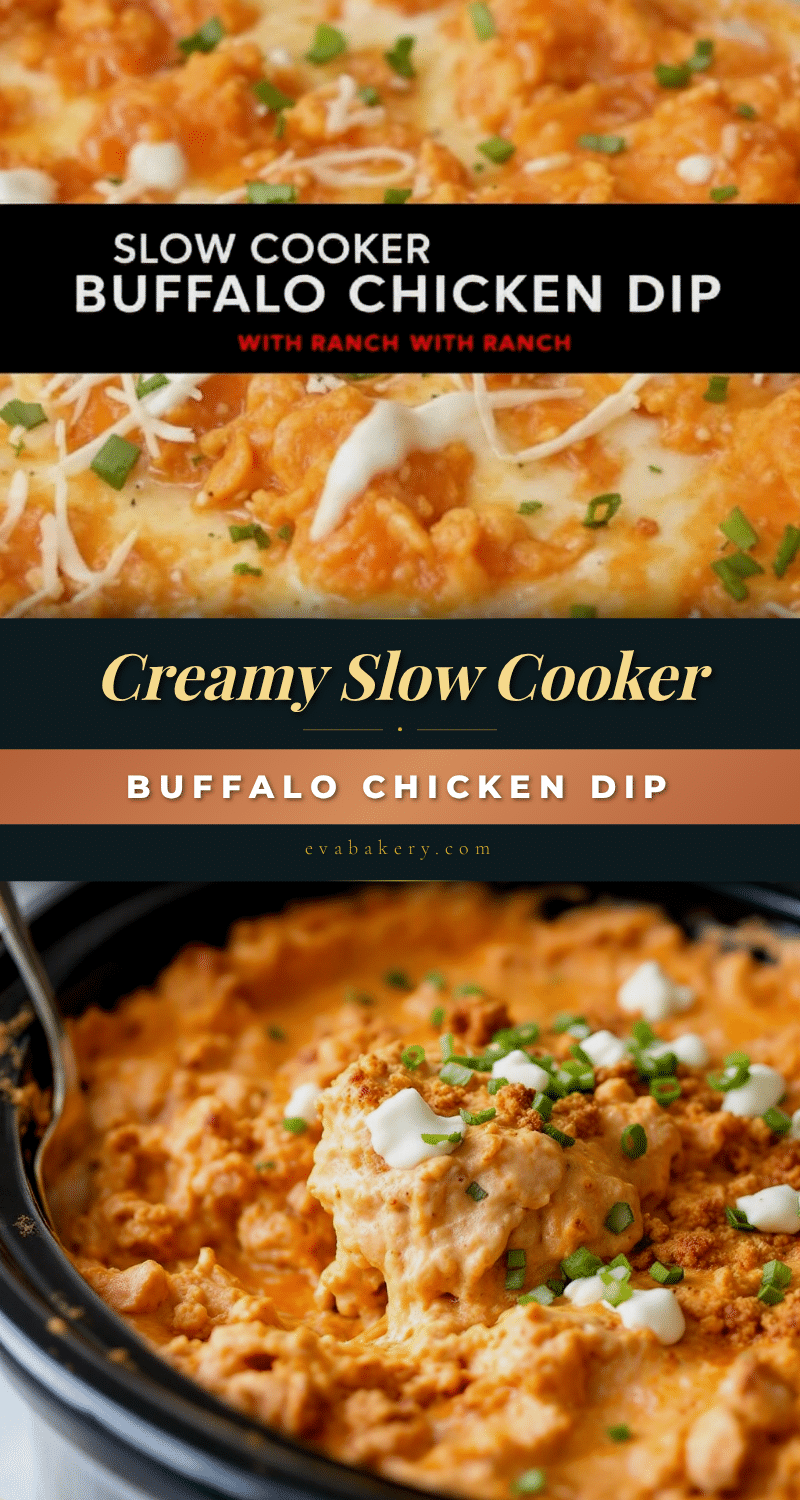 slow cooker buffalo chicken dip with ranch recipe