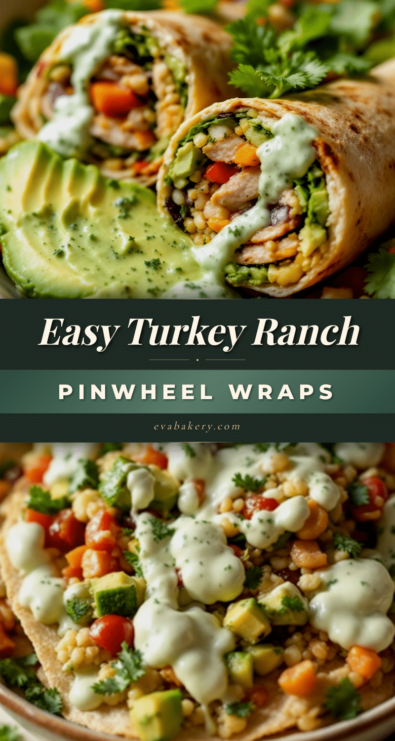 Turkey ranch pinwheels recipe