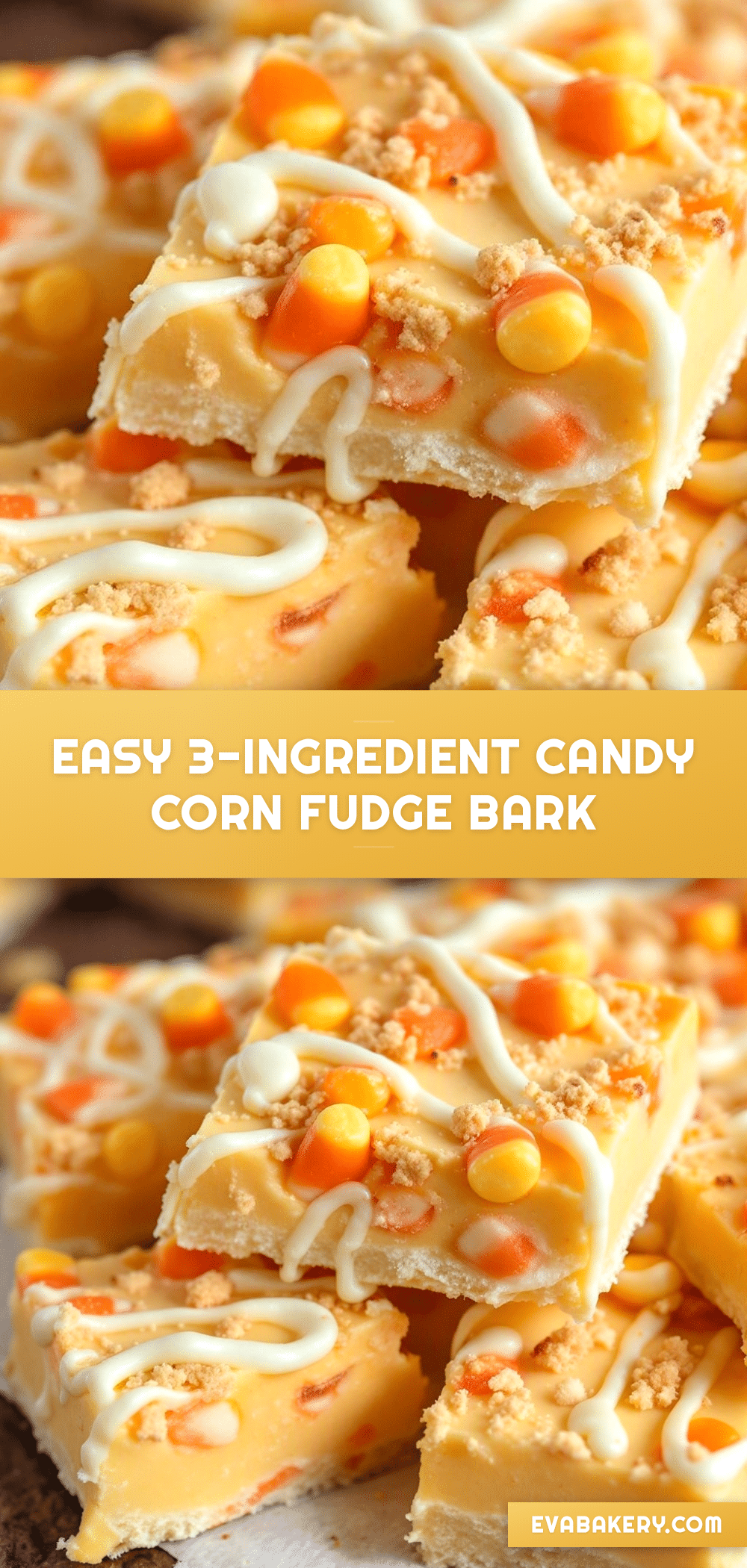 candy corn fudge bark recipe
