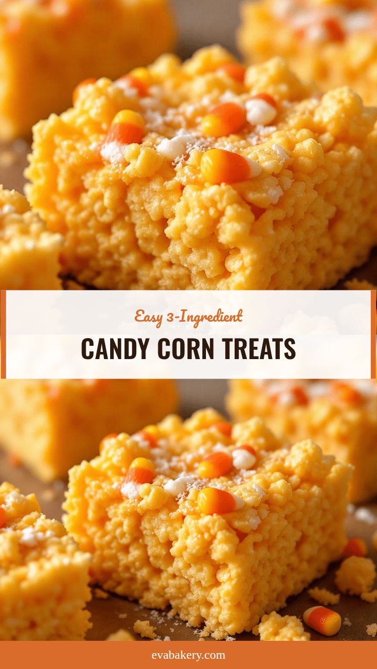 candy corn rice krispie treats recipe