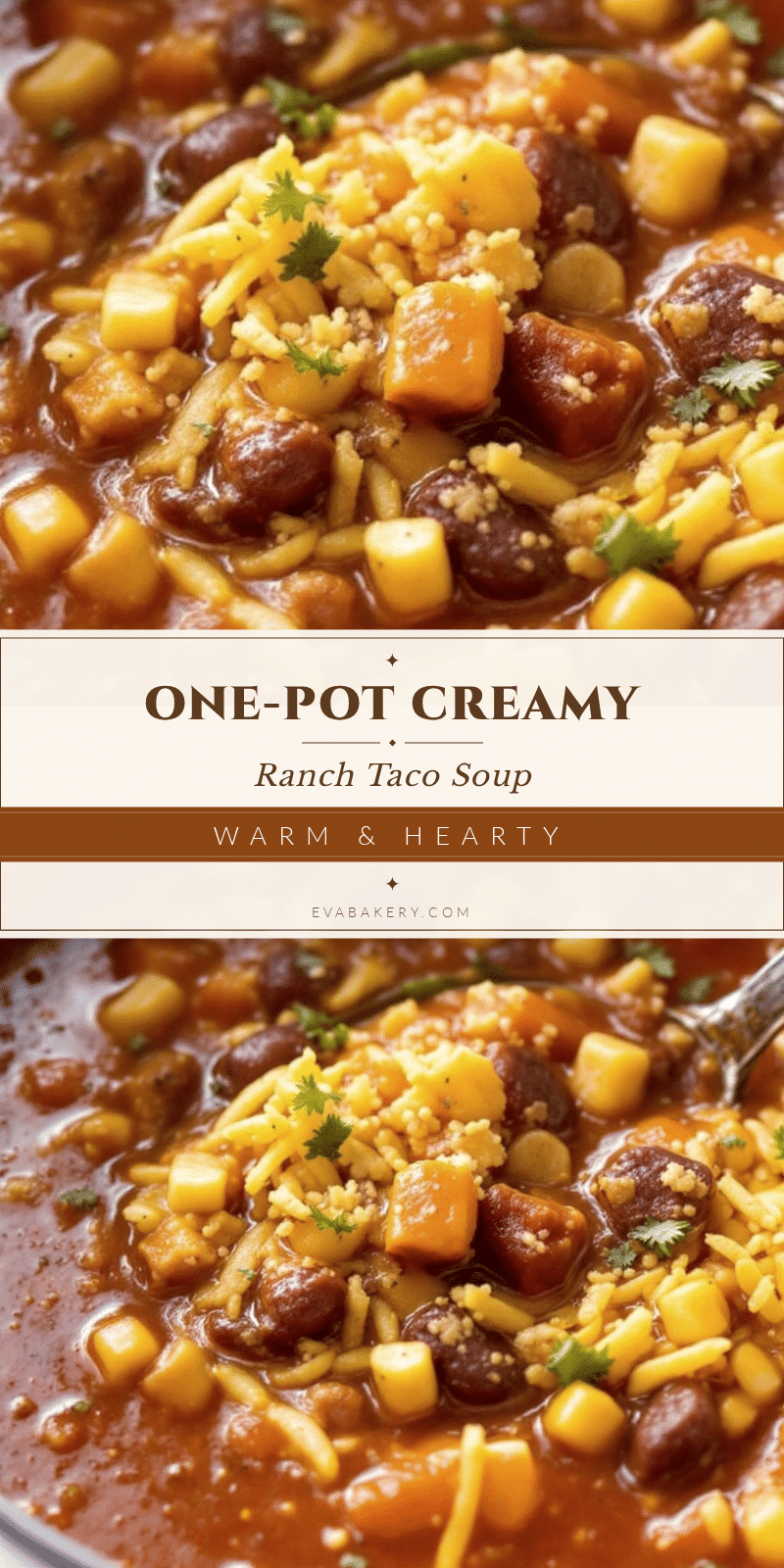 creamy ranch taco soup recipe