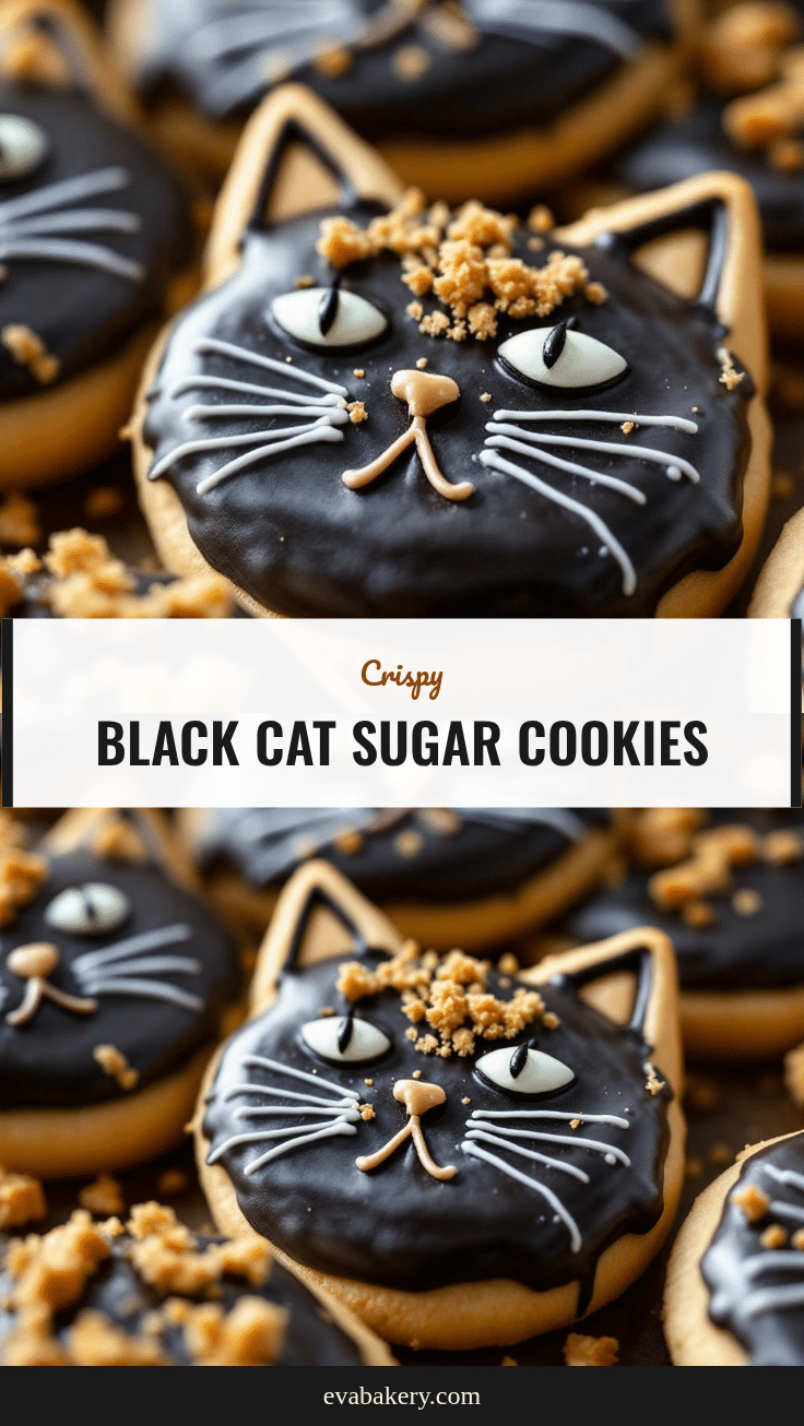 crispy black cat sugar cookies recipe