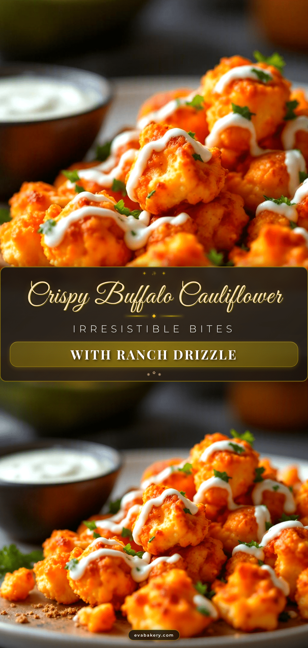 crispy buffalo cauliflower bites recipe