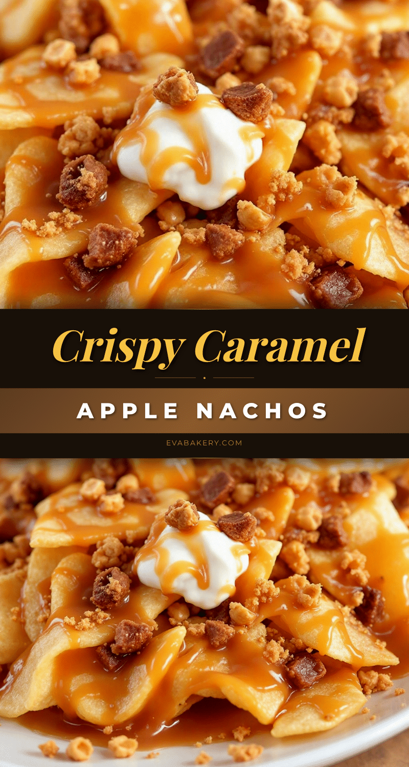 Crispy Caramel Apple Nachos recipe