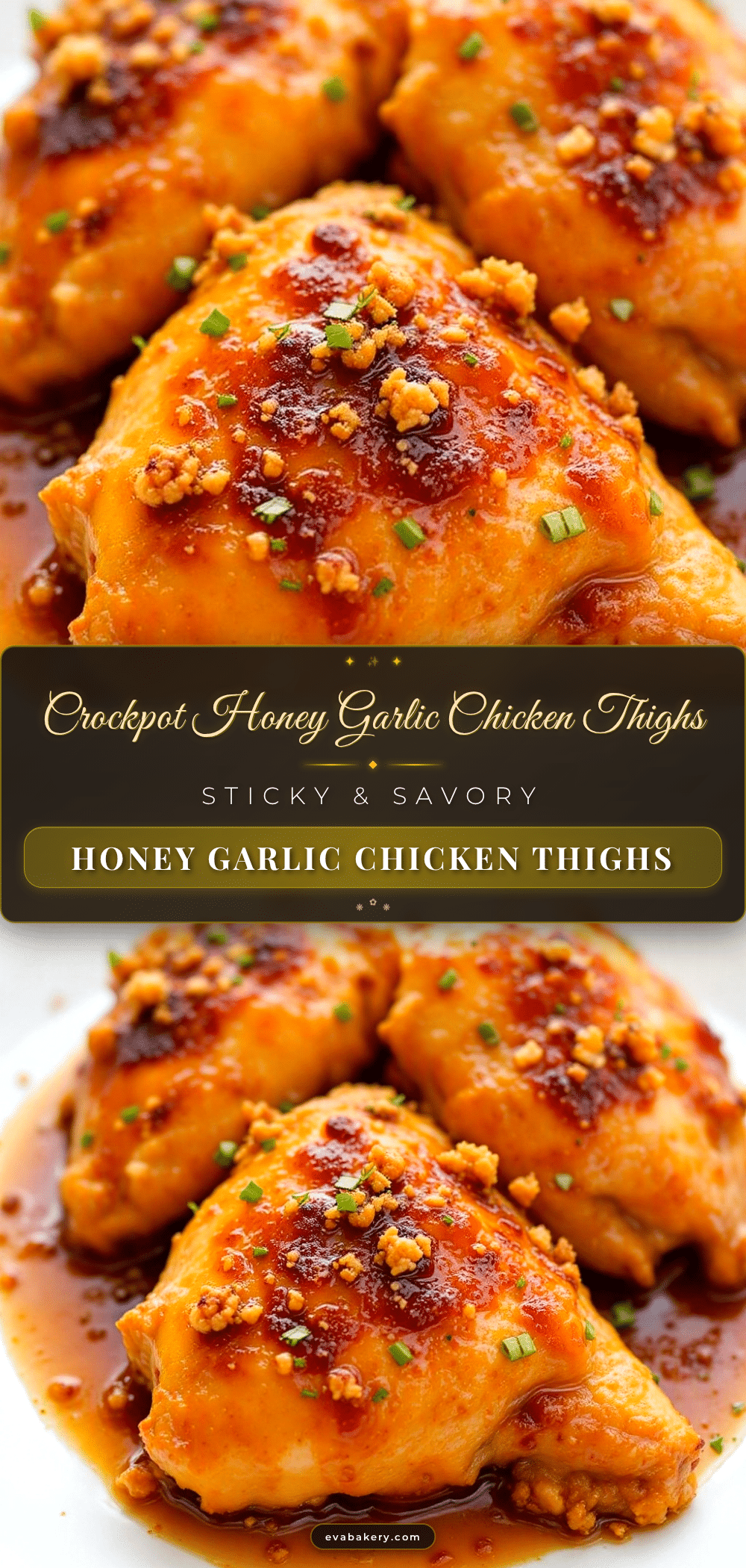 crockpot honey garlic chicken thighs recipe