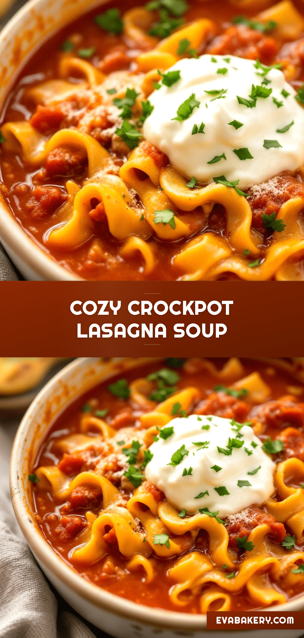 Crockpot Lasagna Soup recipe