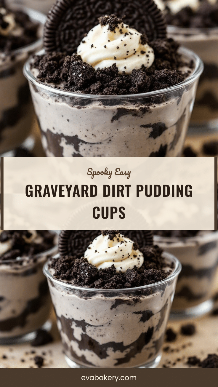 graveyard dirt pudding cups recipe