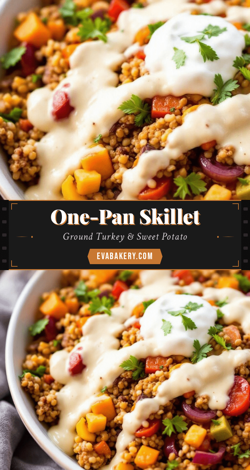 ground turkey sweet potato skillet recipe