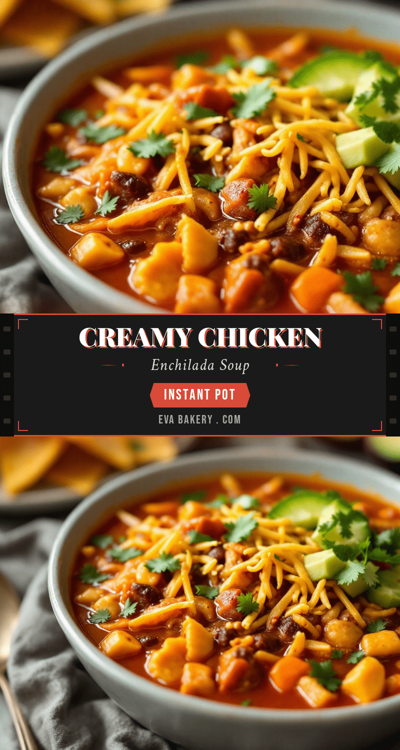 instant pot chicken enchilada soup recipe