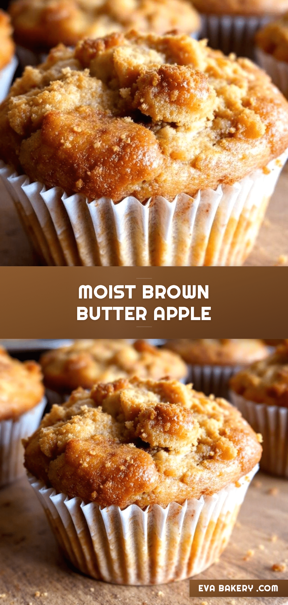moist brown butter apple cinnamon muffins recipe
