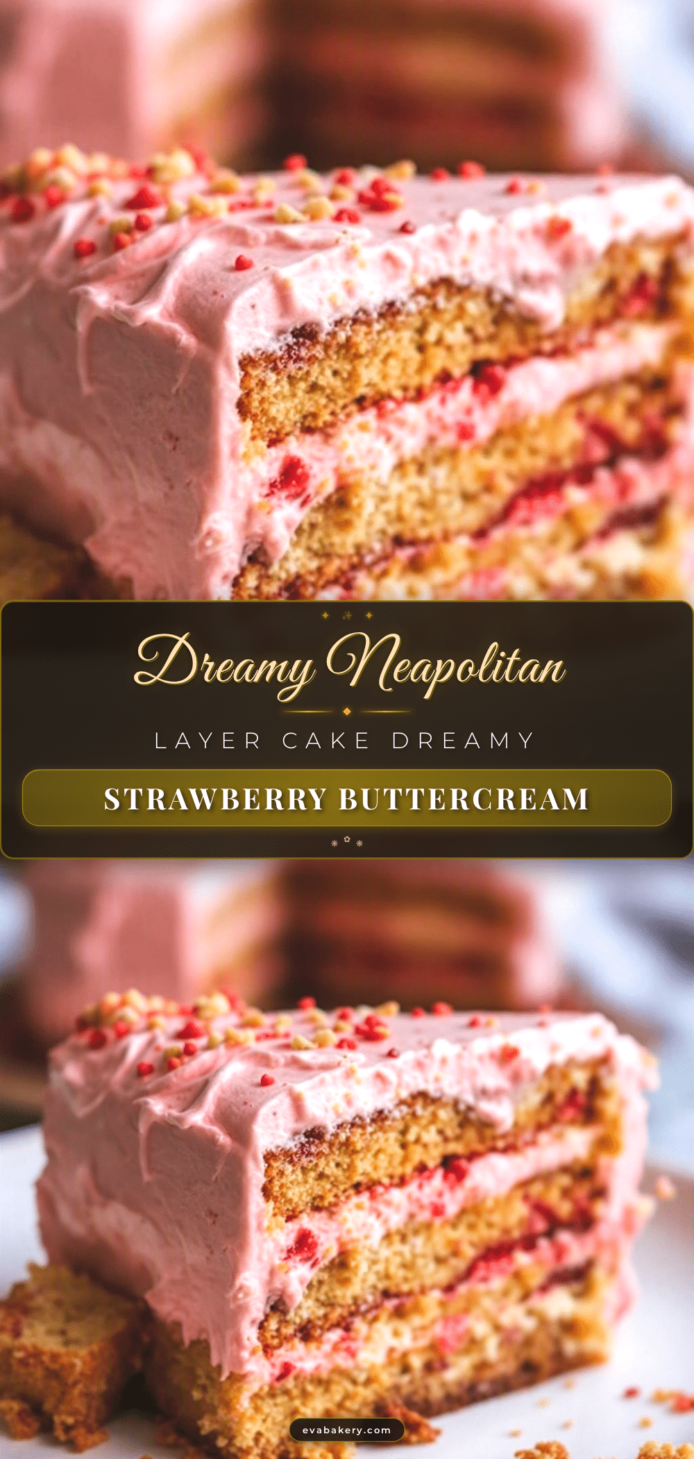 Neapolitan layer cake recipe