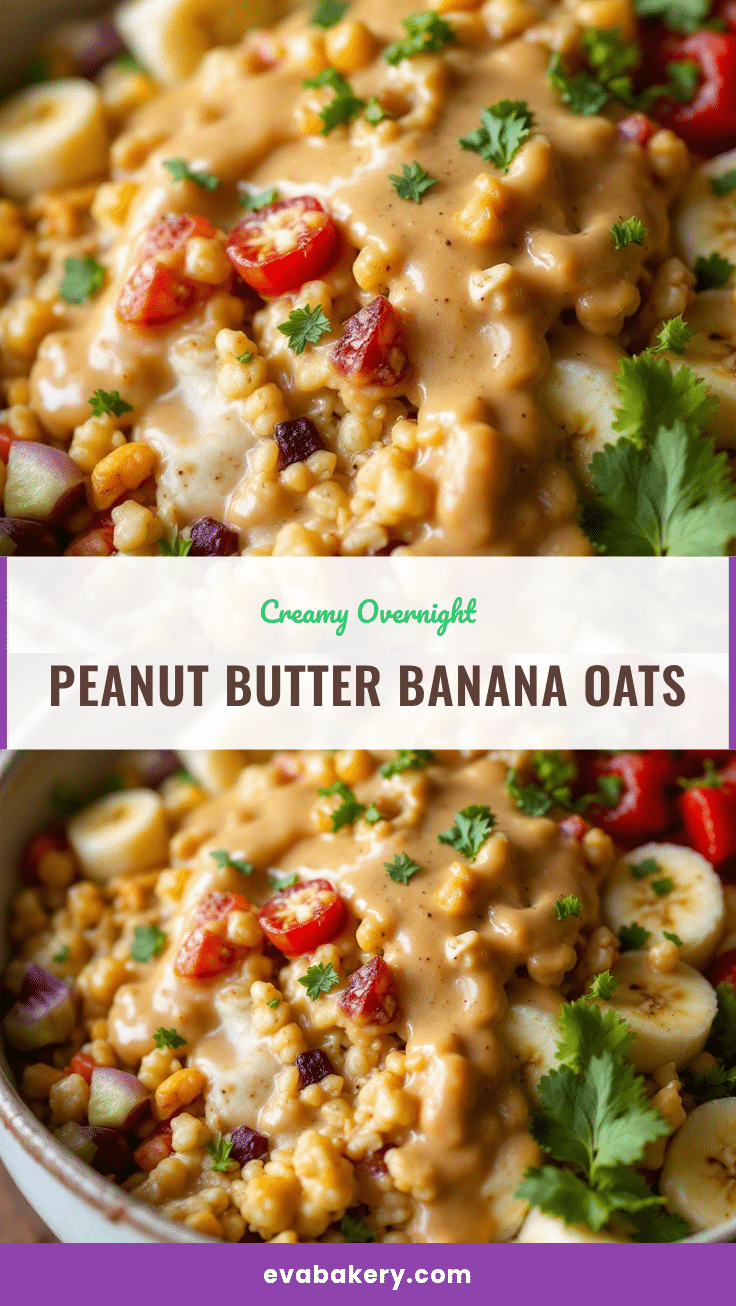 overnight peanut butter banana oats recipe