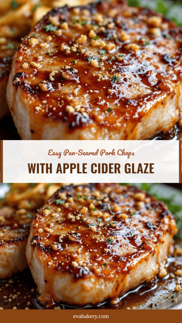 pan-seared pork chops with apple cider glaze recipe
