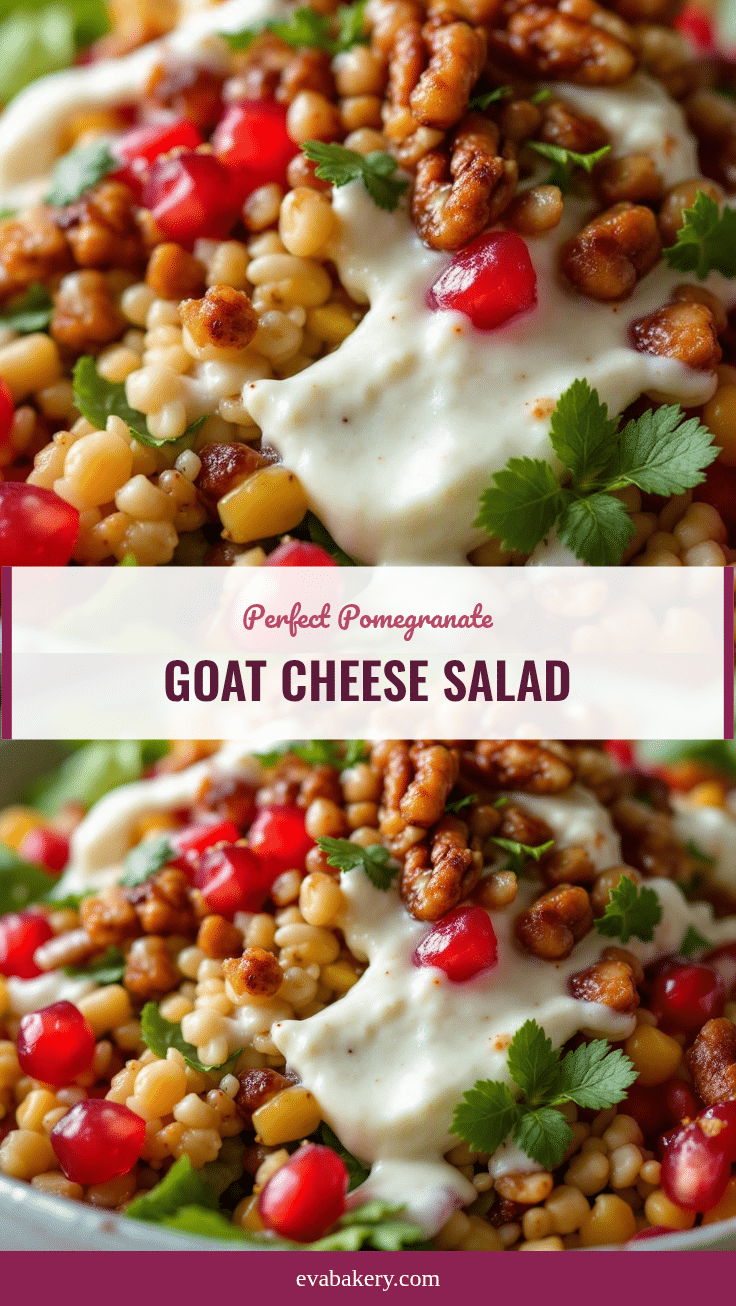 pomegranate goat cheese salad recipe