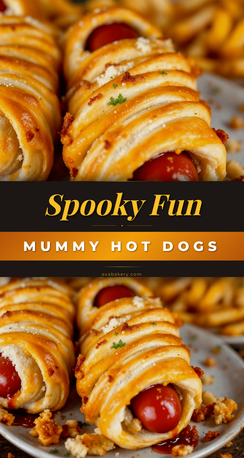 Spooky Mummy Hot Dogs recipe