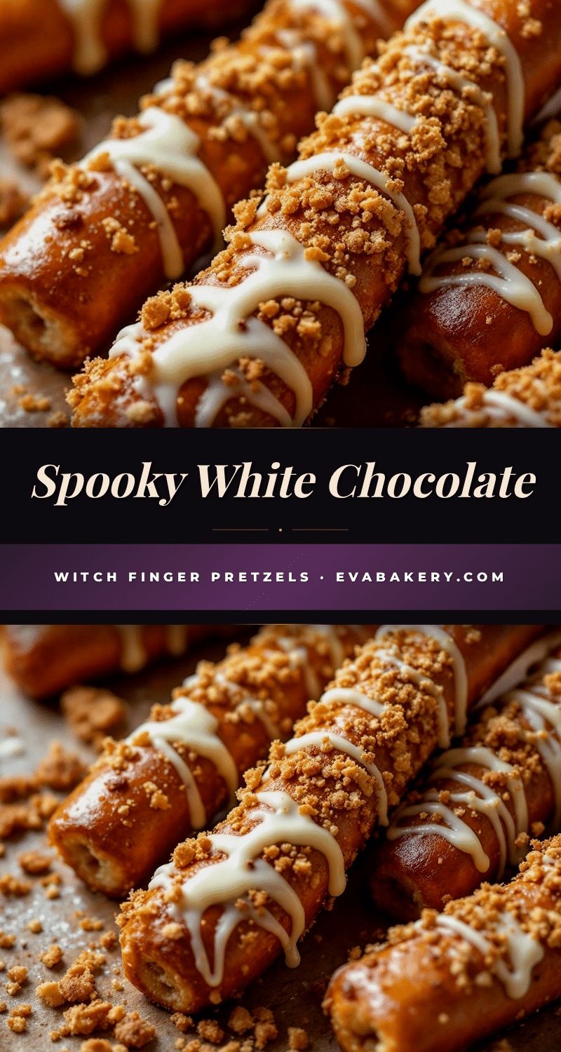 witch finger pretzel rods recipe